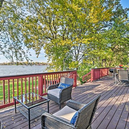 Lakefront Home With Game Room, Theater And Dock! Fox Lake Екстериор снимка
